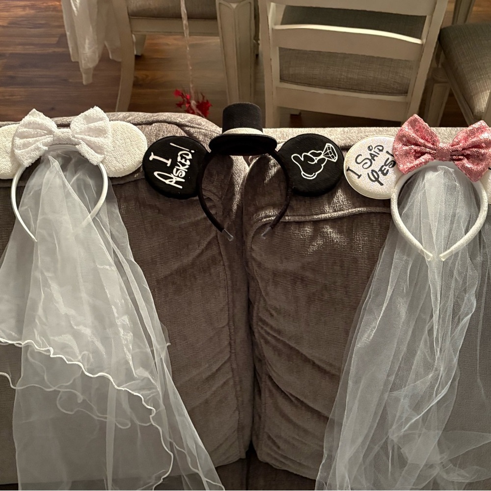 Disney bride to be accessories